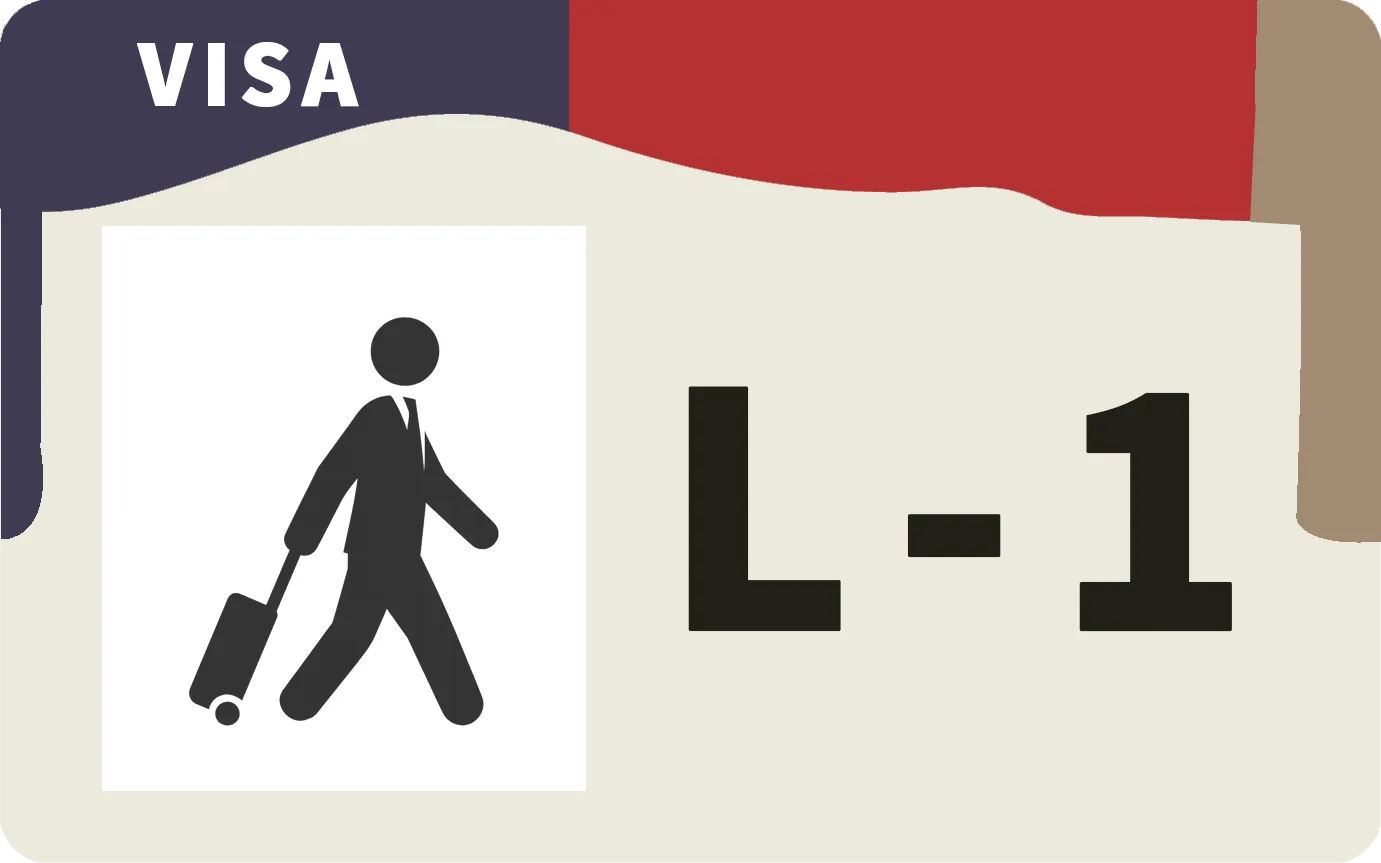 L-1駐在員ビザを表すアイコン